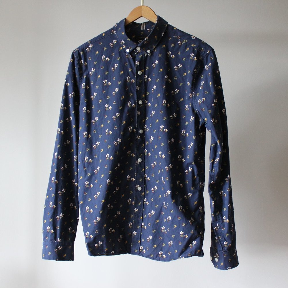 2/20$ RW&CO Floral Slim Fit Shirt